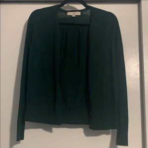 Dark green cardigan